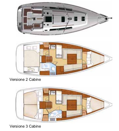 Beneteau Oceanis 34 interni